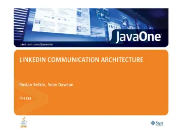 LinkedIn Communication Architecture